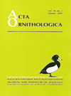 ACTA ORNITHOLOGICA杂志封面